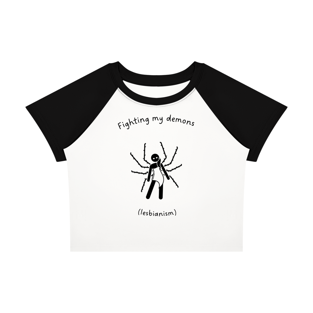Fighting My Demons Raglan Tee