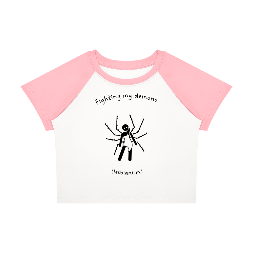 Fighting My Demons Raglan Tee