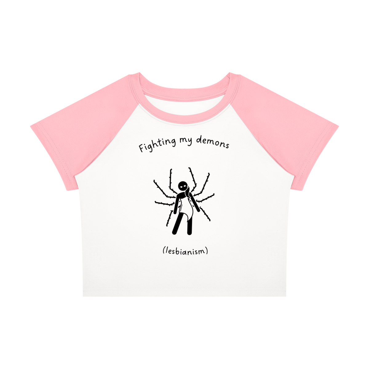 Fighting My Demons Raglan Tee