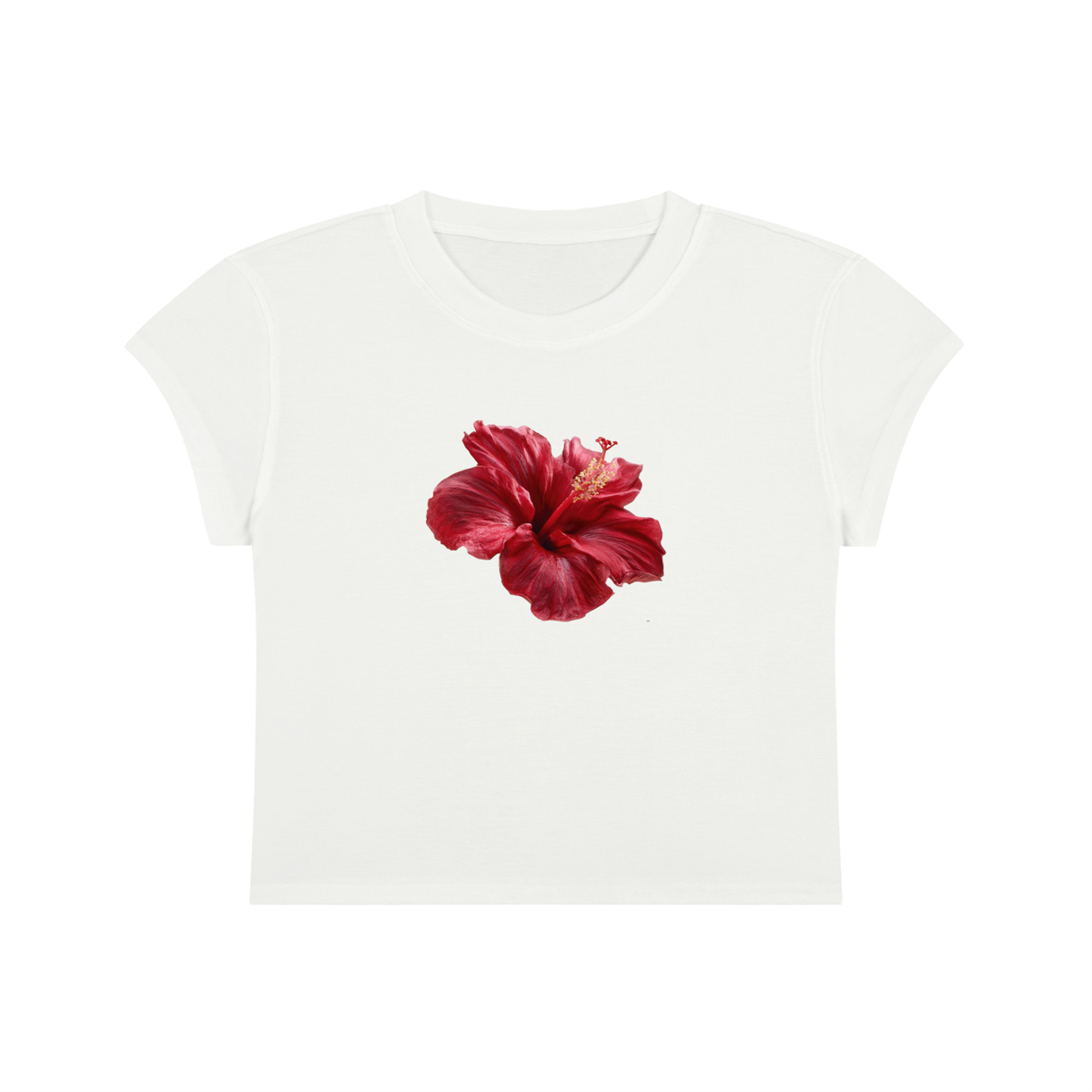 Women's Slim-Fit Cropped T-Shirt