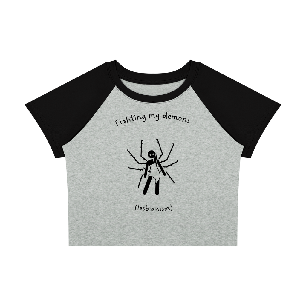 Fighting My Demons Raglan Tee