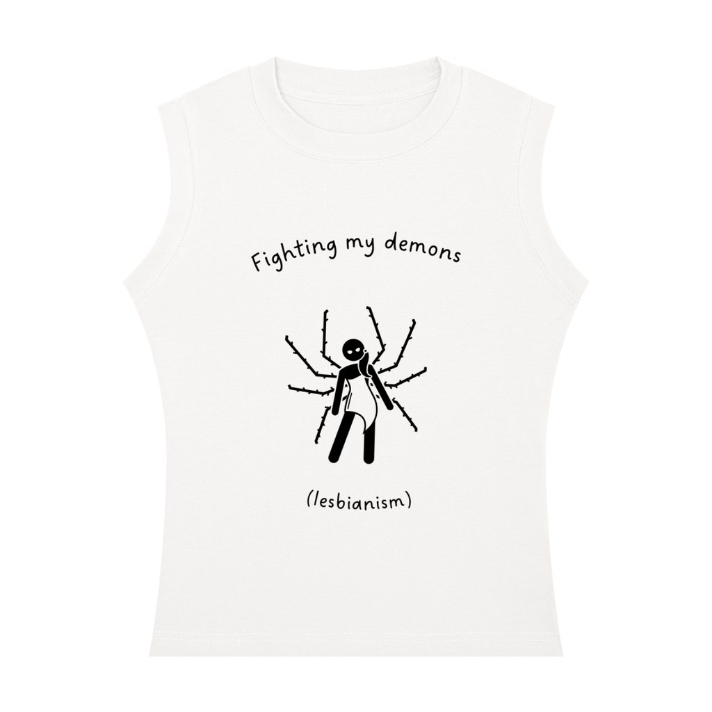 Fighting my Demons Crewneck Tank Top