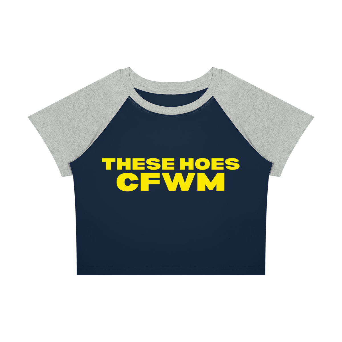 These Hoes CFWM Raglan Color Block Baby T-Shirt