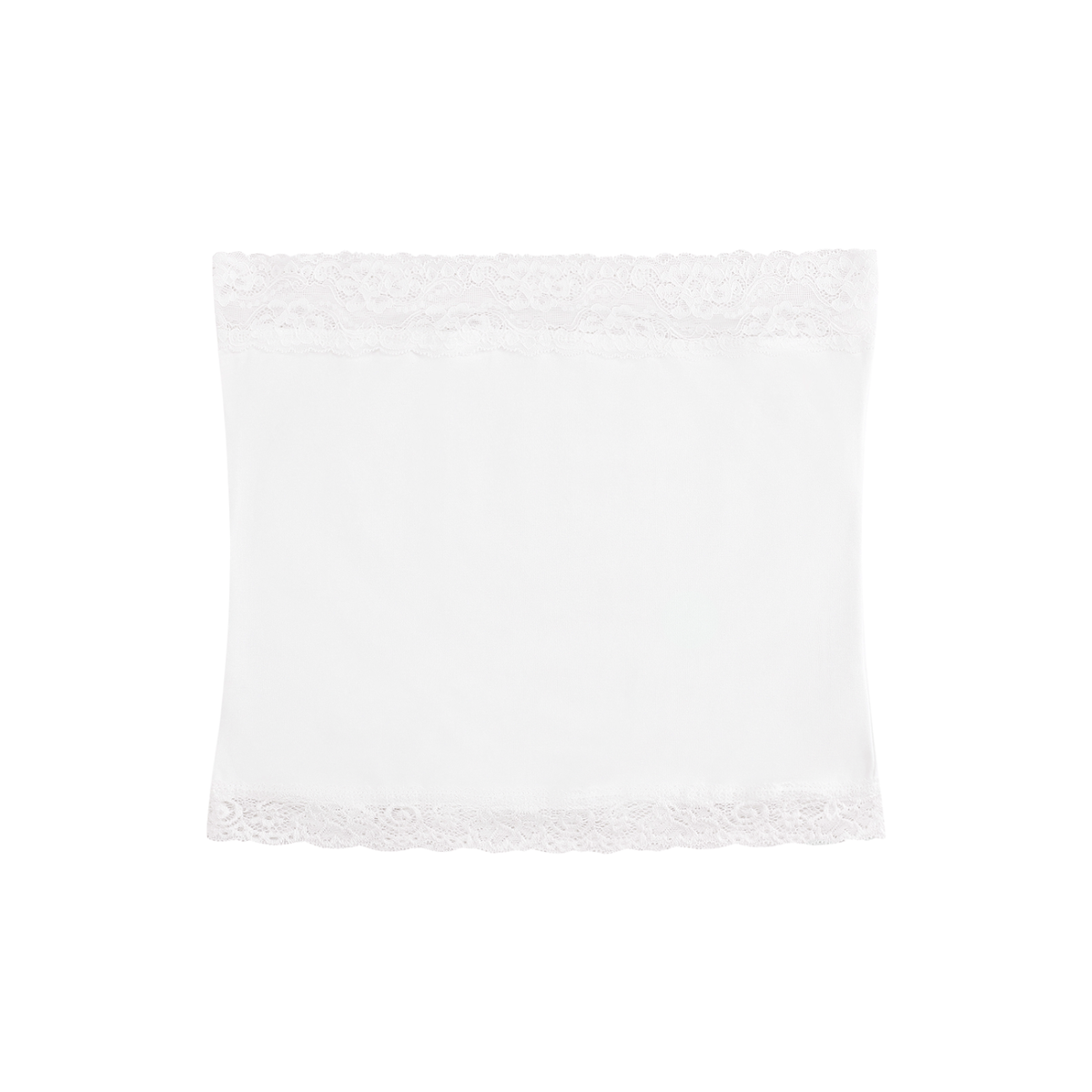 Women's Cropped Paneled Tube Top