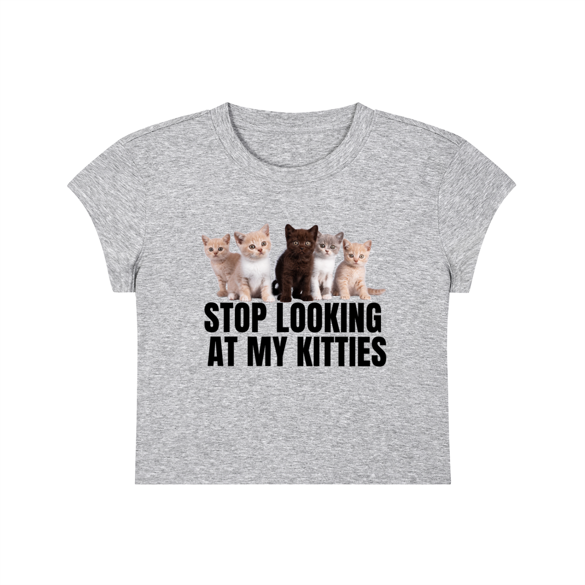 Women's Slim-Fit Cropped T-Shirt